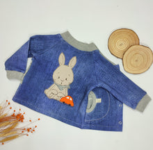 Carica l&#39;immagine nel visualizzatore di Gallery, Giacchina bunny jeans
