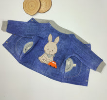 Carica l&#39;immagine nel visualizzatore di Gallery, Giacchina bunny jeans
